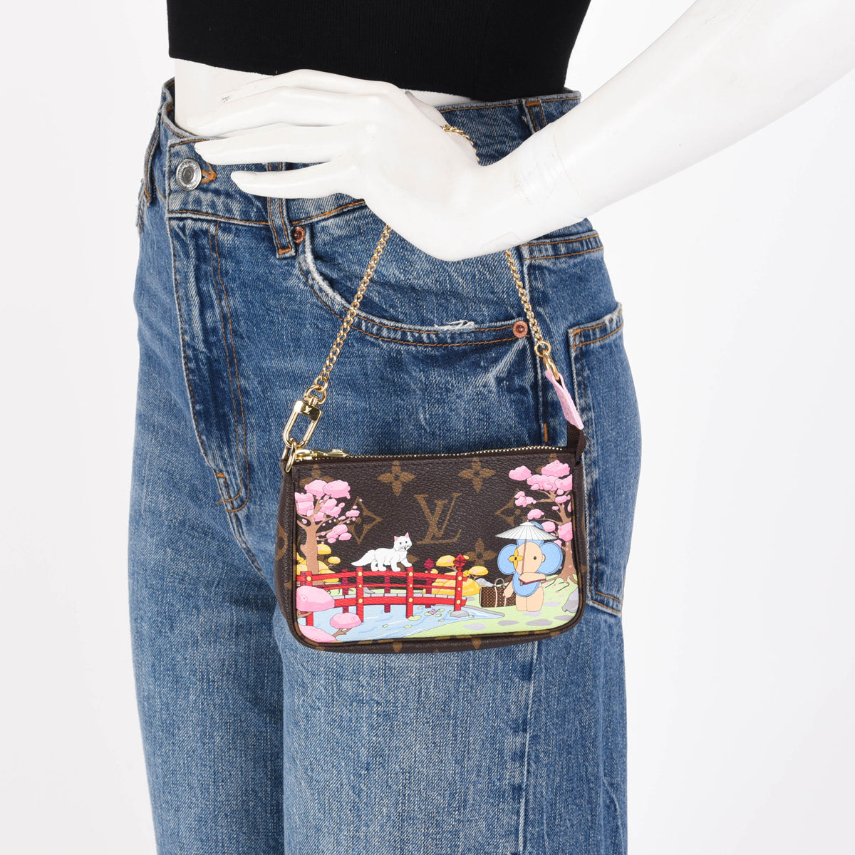 Louis Vuitton Wisteria Japanese Garden Mini Pochette Accessoires