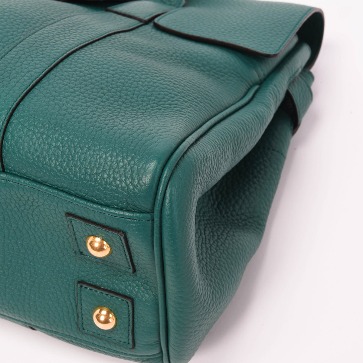 Mulberry Emerald Green Heavy Grain Classic Bayswater Tote
