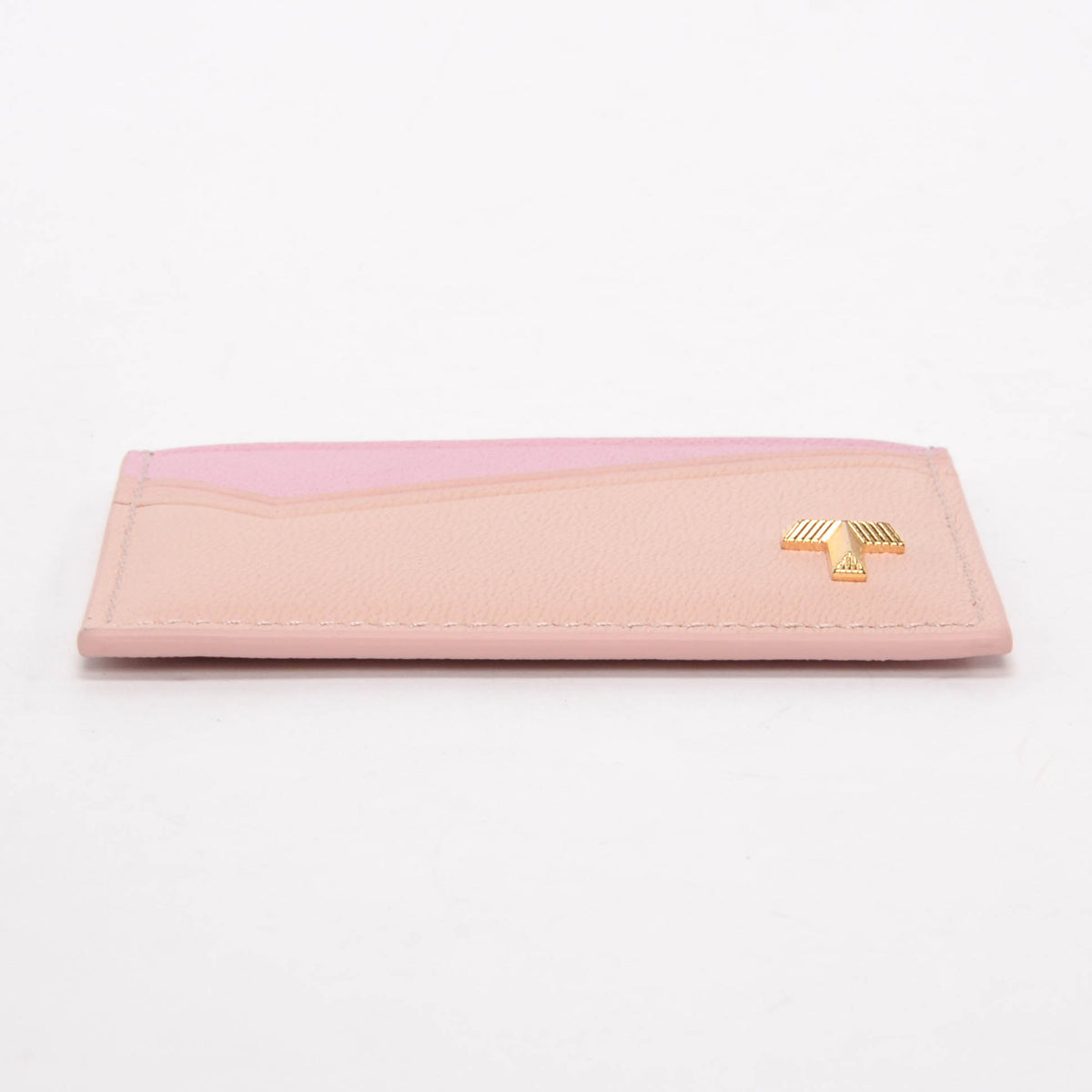 Tiffany & Co Pink Goatskin T Card Holder