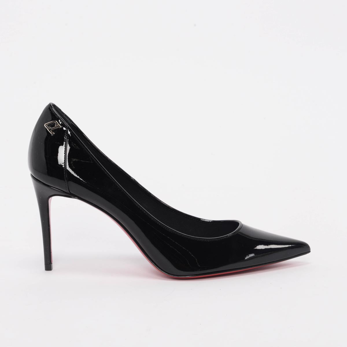 Christian Louboutin Black Patent Sporty Kate 85 Pumps