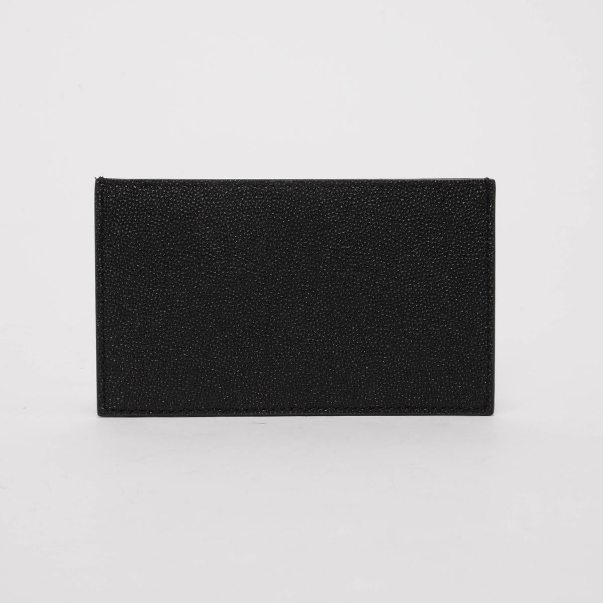 Saint Laurent Black Grain de Poudre Uptown Chain Wallet