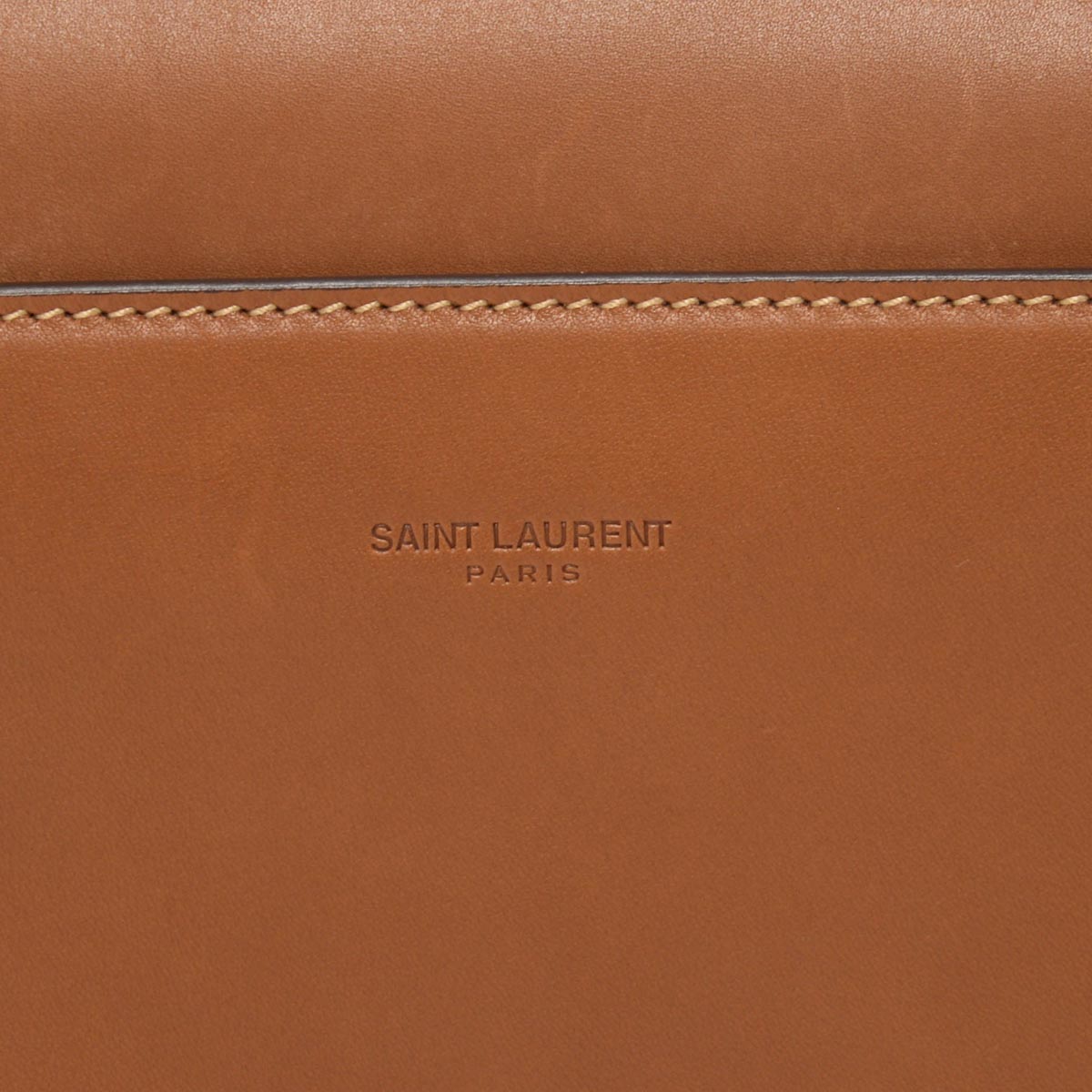 Saint Laurent Brick Vegetable Tanned Calfskin Niki Satchel Bag