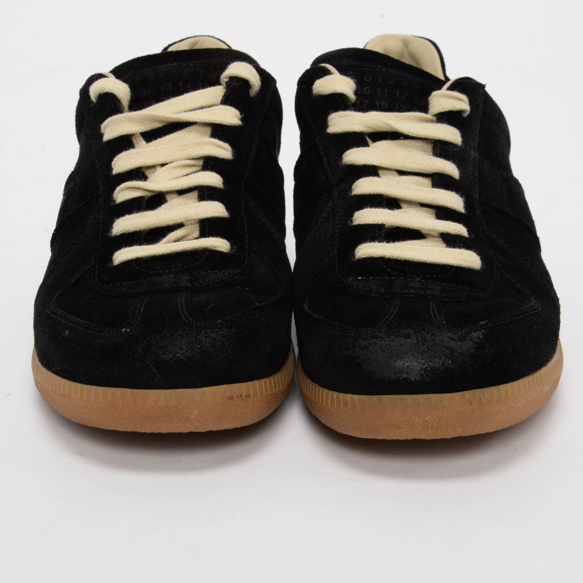 Maison Margiela Black Suede Replica Sneakers 38.5