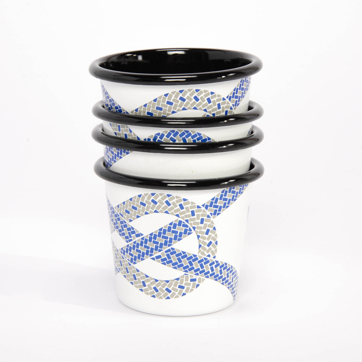 Hermes Blue Rocabar Canvas Zoulou Picnic Tote