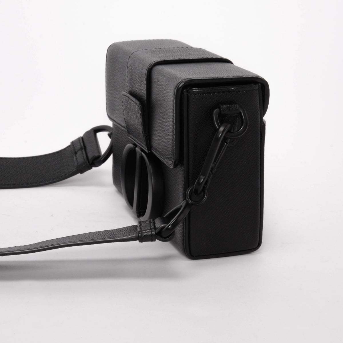 Dior Black Ultramatte Grained Calfskin 30 Montaigne Box Bag