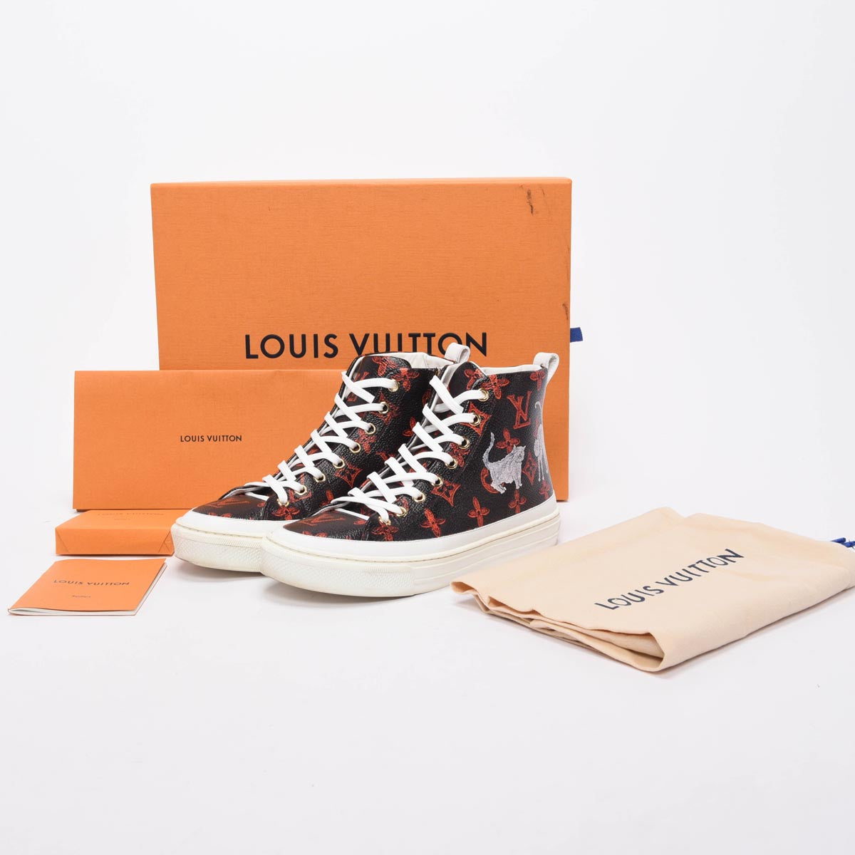 Louis Vuitton Catogram Canvas Stellar Sneakers 36