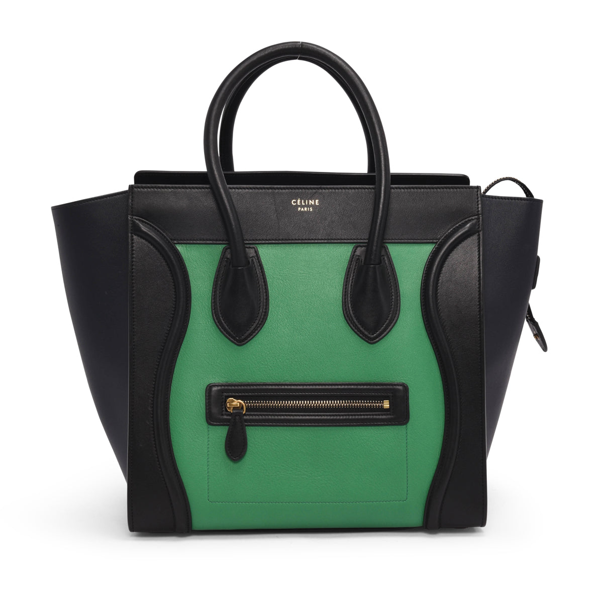 Celine Bi-Colour Palmelato Calfskin Mini Luggage Tote