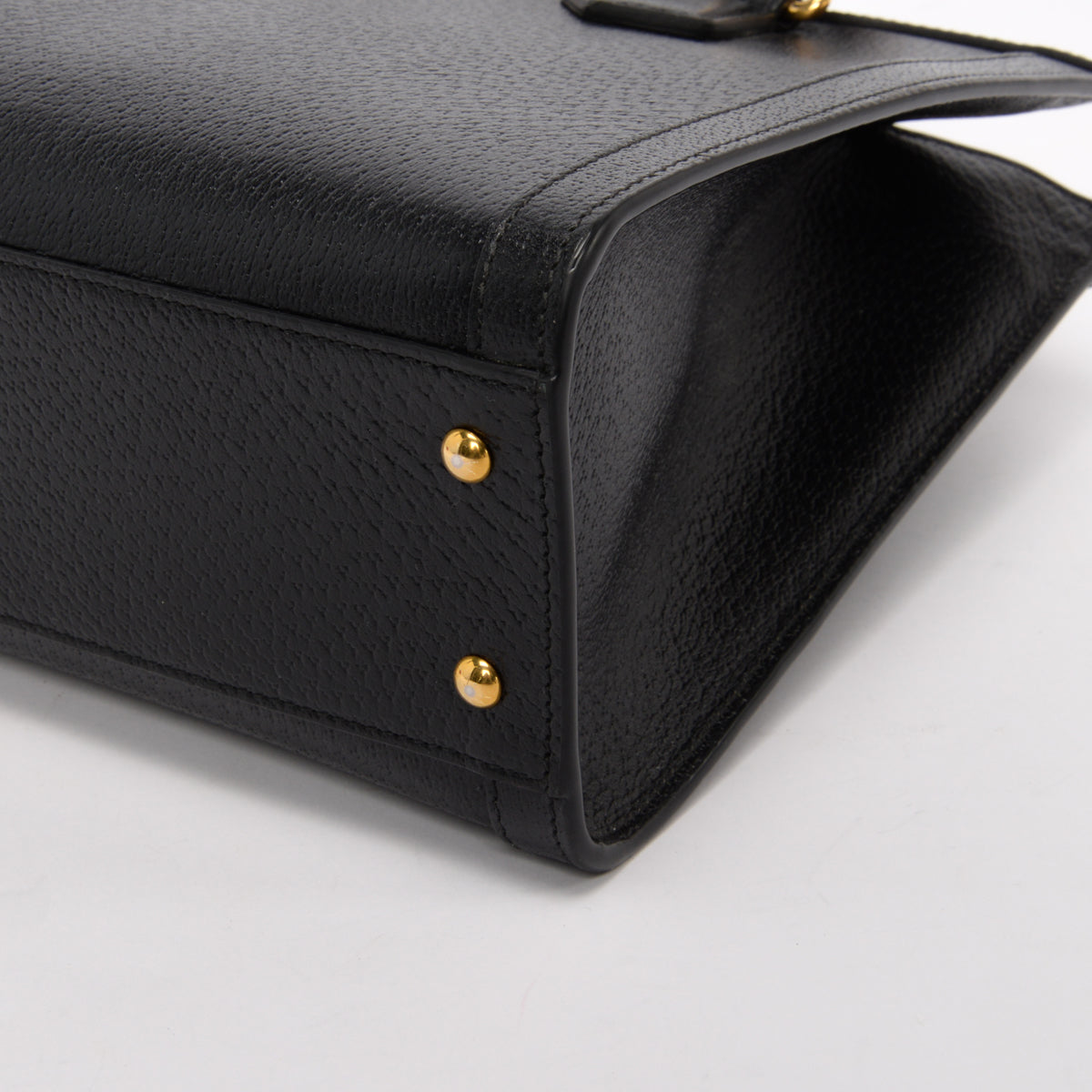 Gucci Black Dollar Calfskin Medium Diana Tote