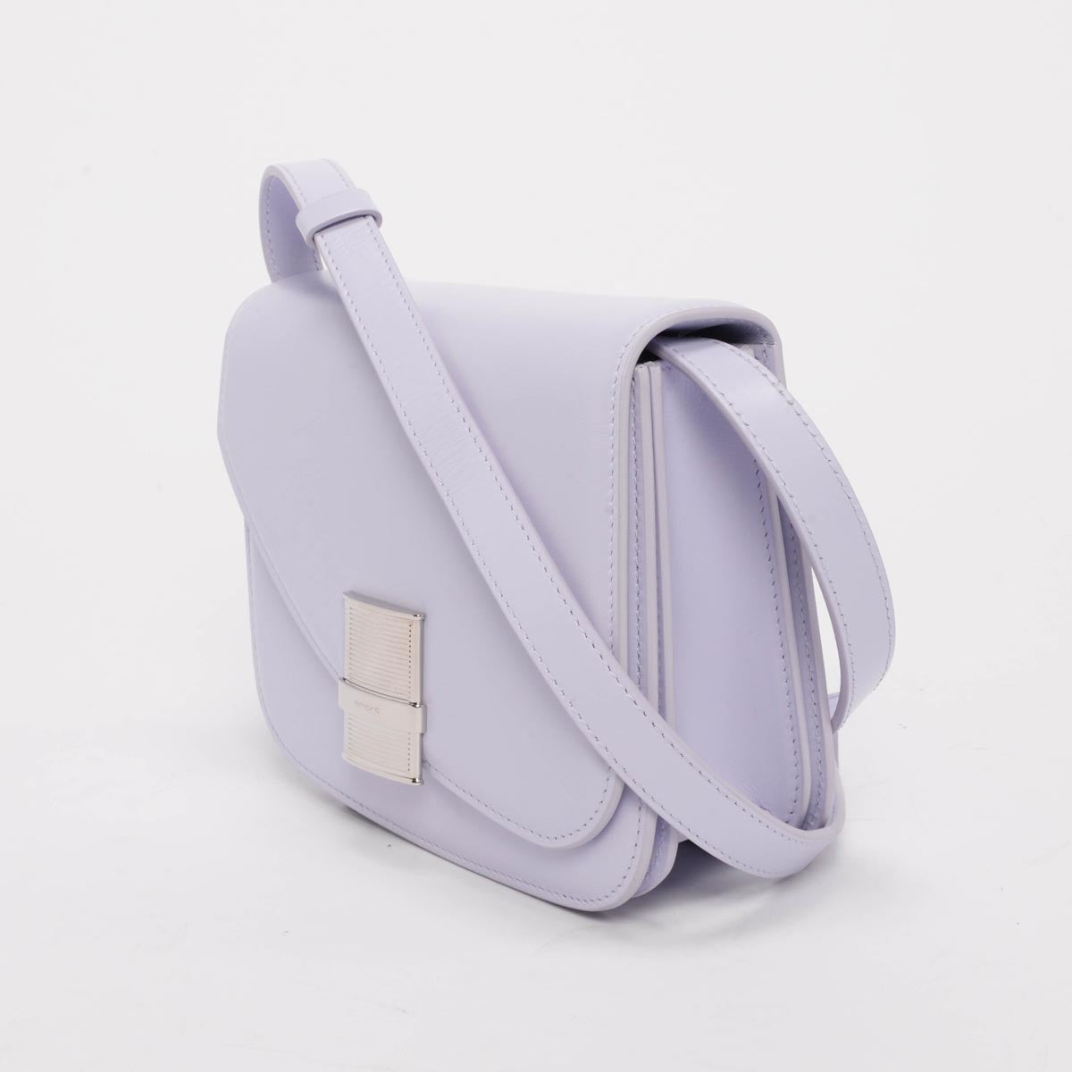 Ferragamo New Lavender Calfskin Small Fiamma Bag