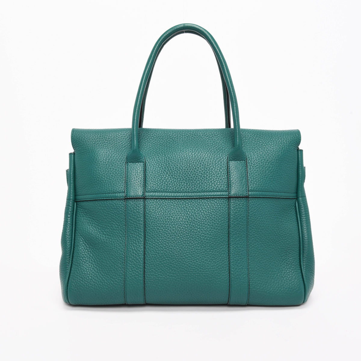 Mulberry Emerald Green Heavy Grain Classic Bayswater Tote