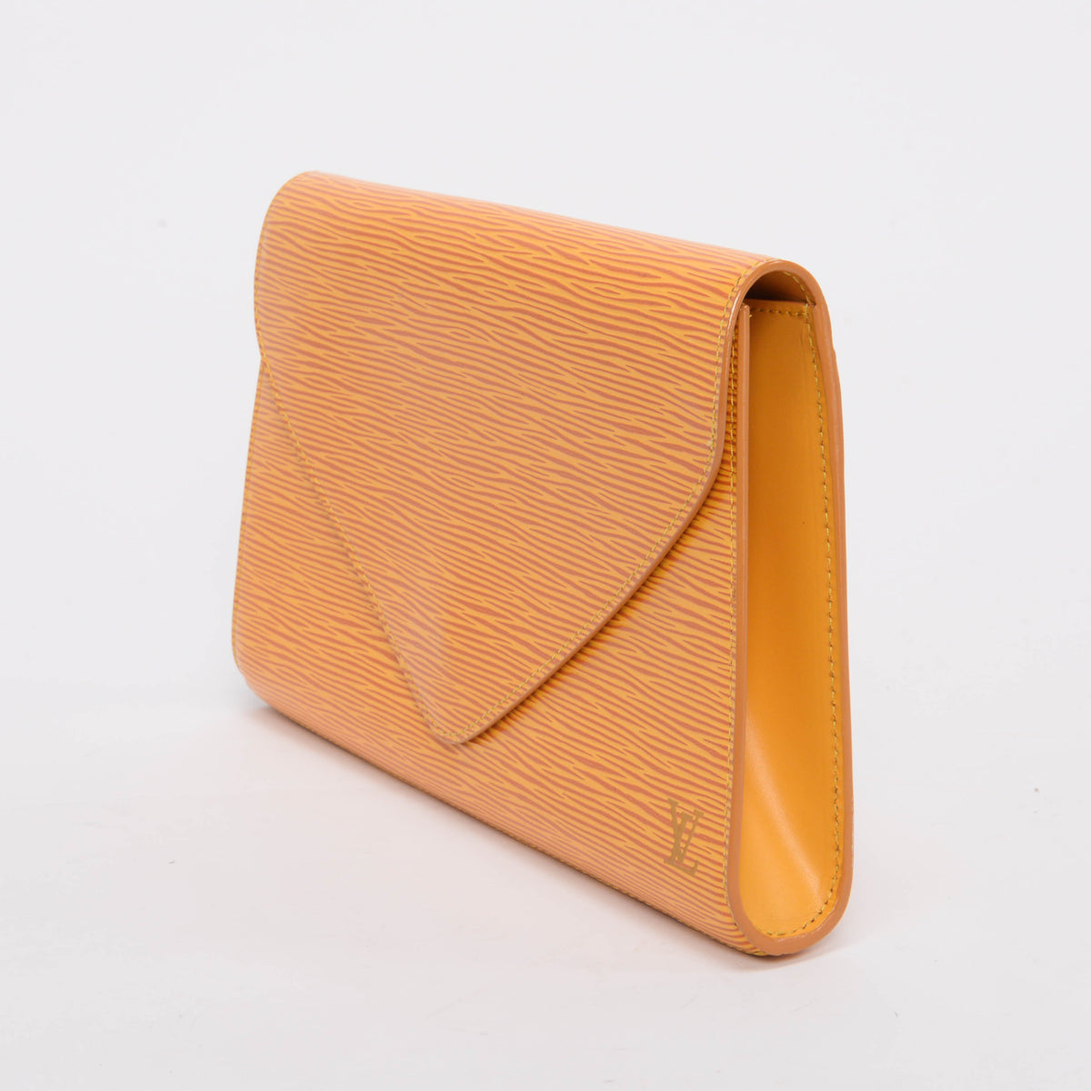 Louis Vuitton Yellow Epi Leather Art Deco Clutch