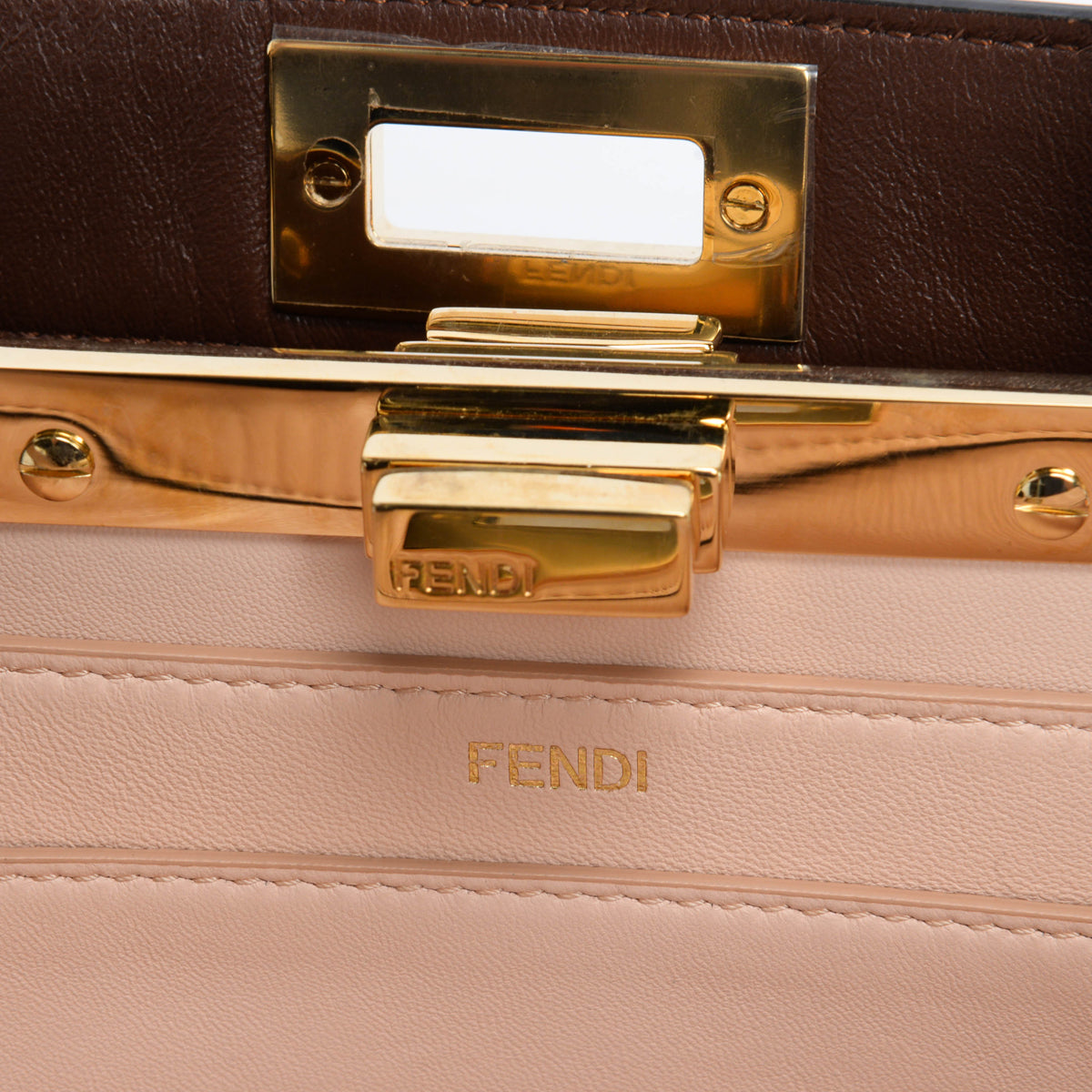 Fendi Clementine Calfskin Peekaboo ISeeU Bag