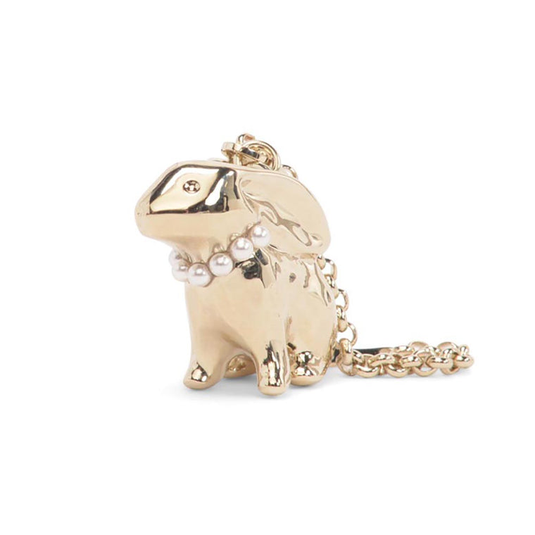 Chanel Light Gold Year Of The Rabbit Bag Charm