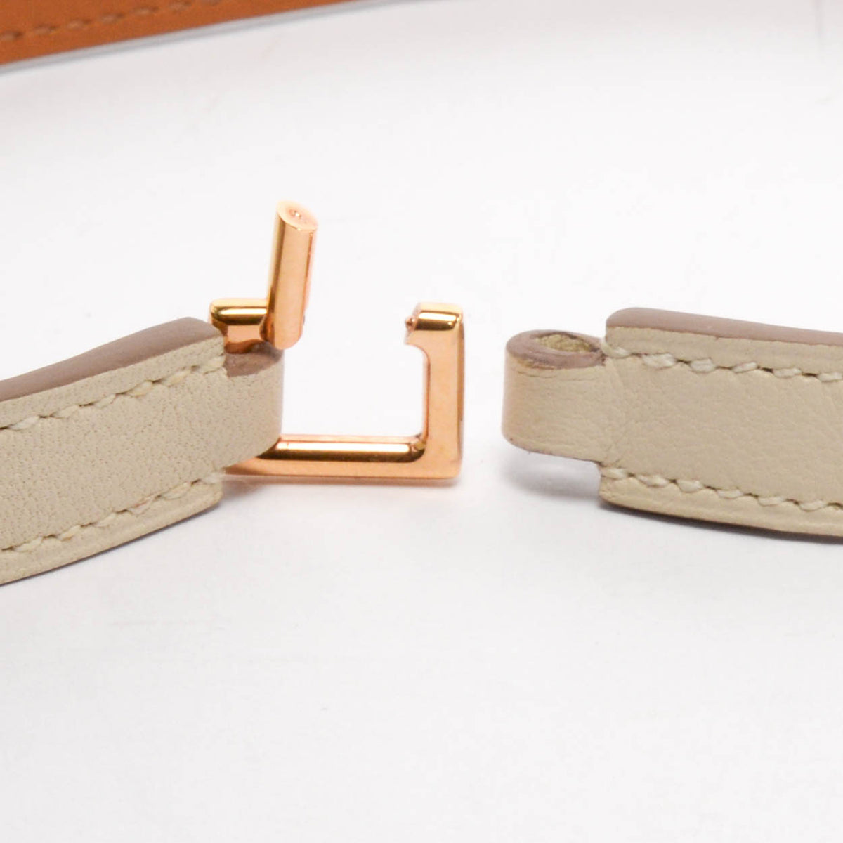 Hermes Craie Swift Rivale Double Tour Bracelet RGHW