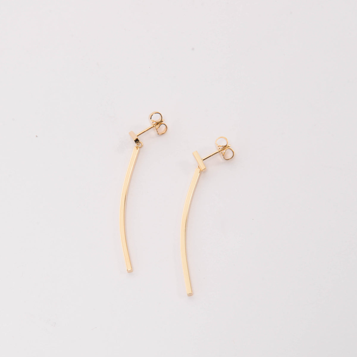 Tiffany & Co 18k Yellow Gold T Bar Earrings