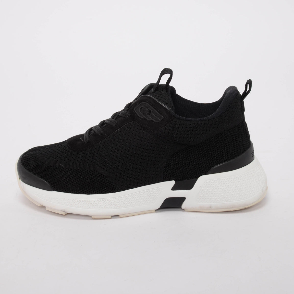 Hermes Black Technical Knit Heros Sneakers 37