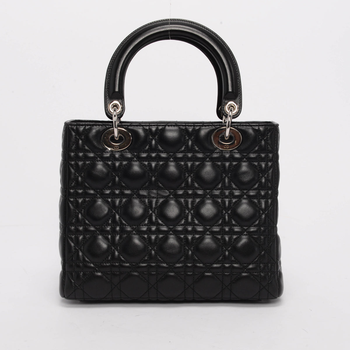 Dior Black Cannage Lambskin Medium Lady Dior Bag