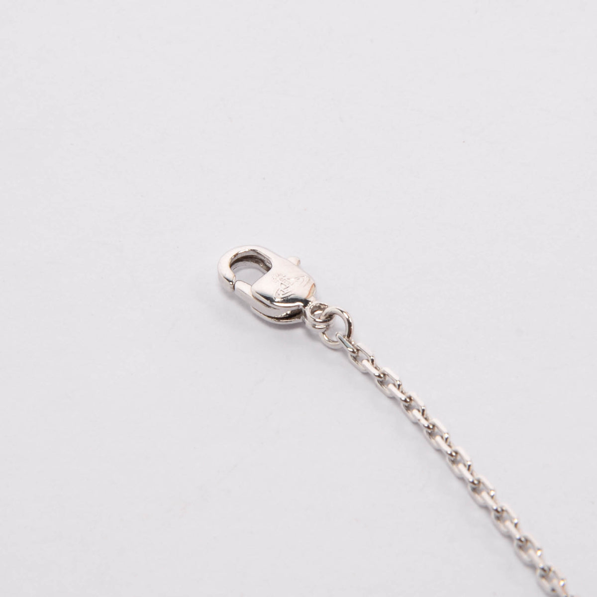 Vivienne Westwood Platinum Crystal Lucrece Pendant Necklace