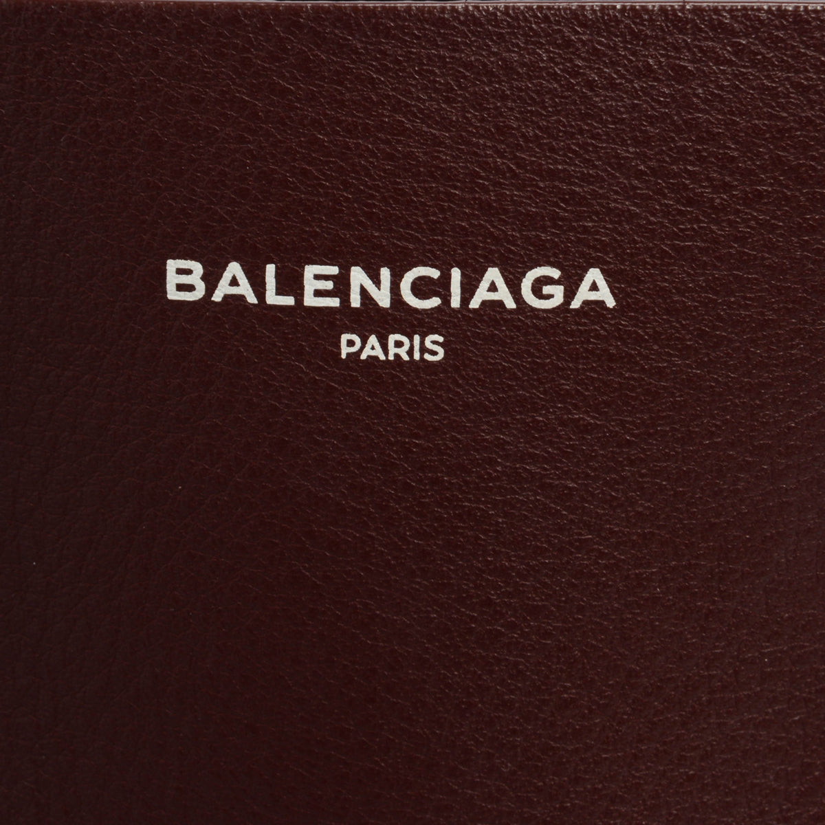 Balenciaga Burgundy Calfskin Xs Everyday Tote