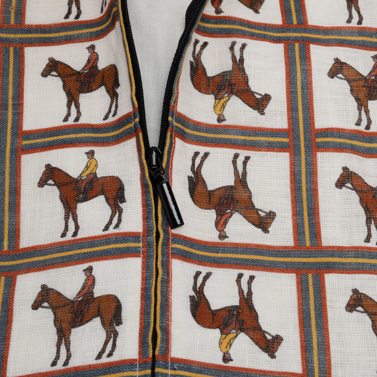 Gucci Cream Cotton Equestrian Print Garment Cover