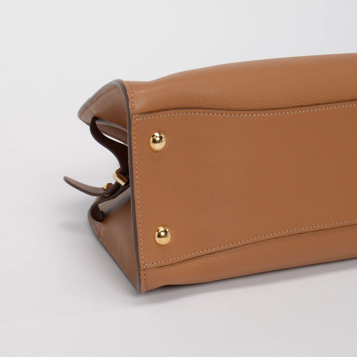 Prada Caramel Grained Leather Medium Tote