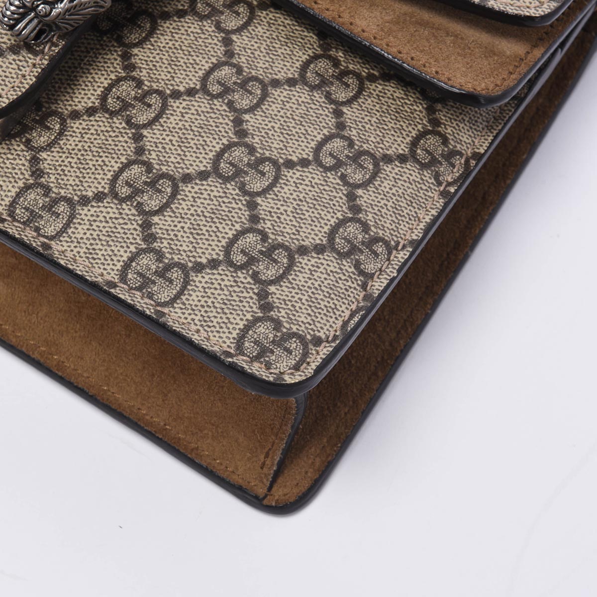 Gucci Beige GG Supreme Mini Dionysus Bag