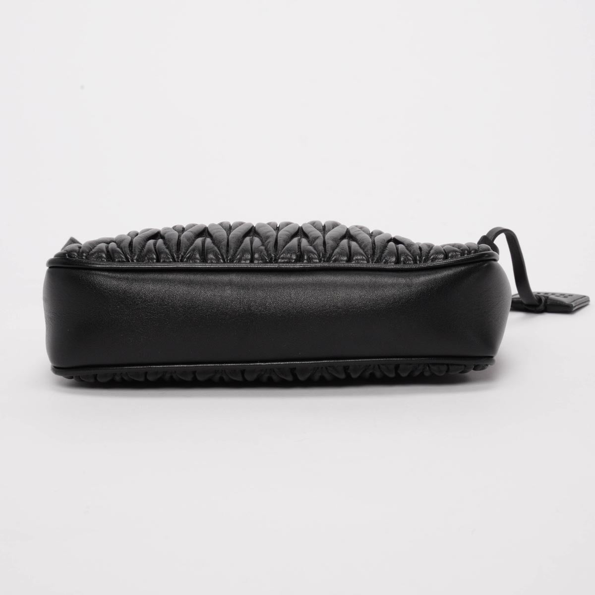 Miu Miu Black Matelasse Nappa Shoulder Bag
