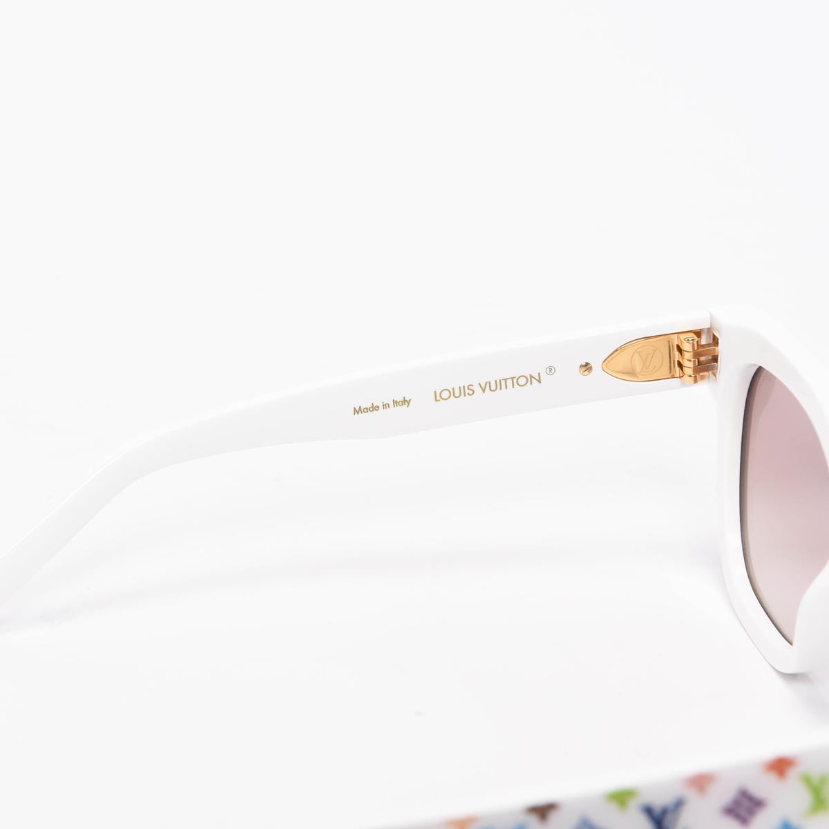 Louis Vuitton x TM White My Monogram Multicolor Square Sunglasses