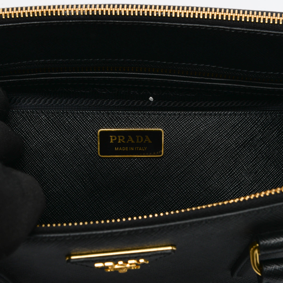 Prada Black Saffiano Large Galleria Tote