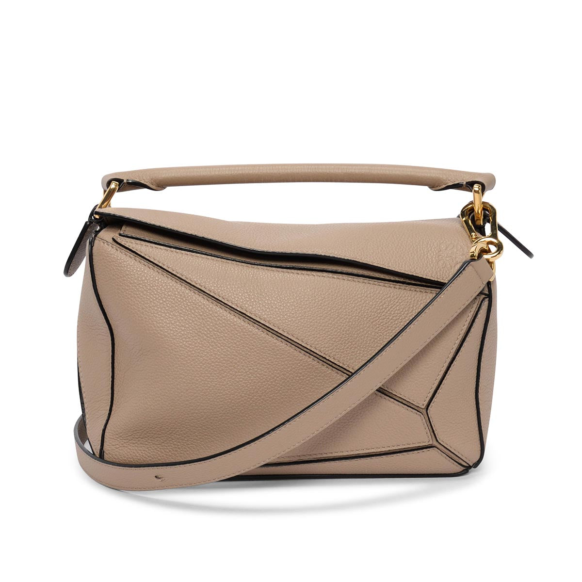 Loewe Sand Grained Calfskin Small Puzzle Bag