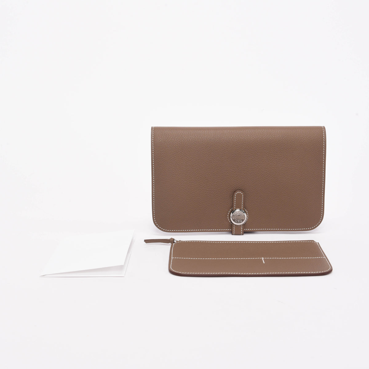 Hermes Etoupe Togo Dogon Duo Wallet