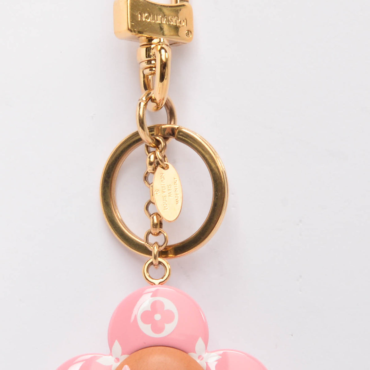 Louis Vuitton Rose Giant Monogram Vivienne Bag Charm