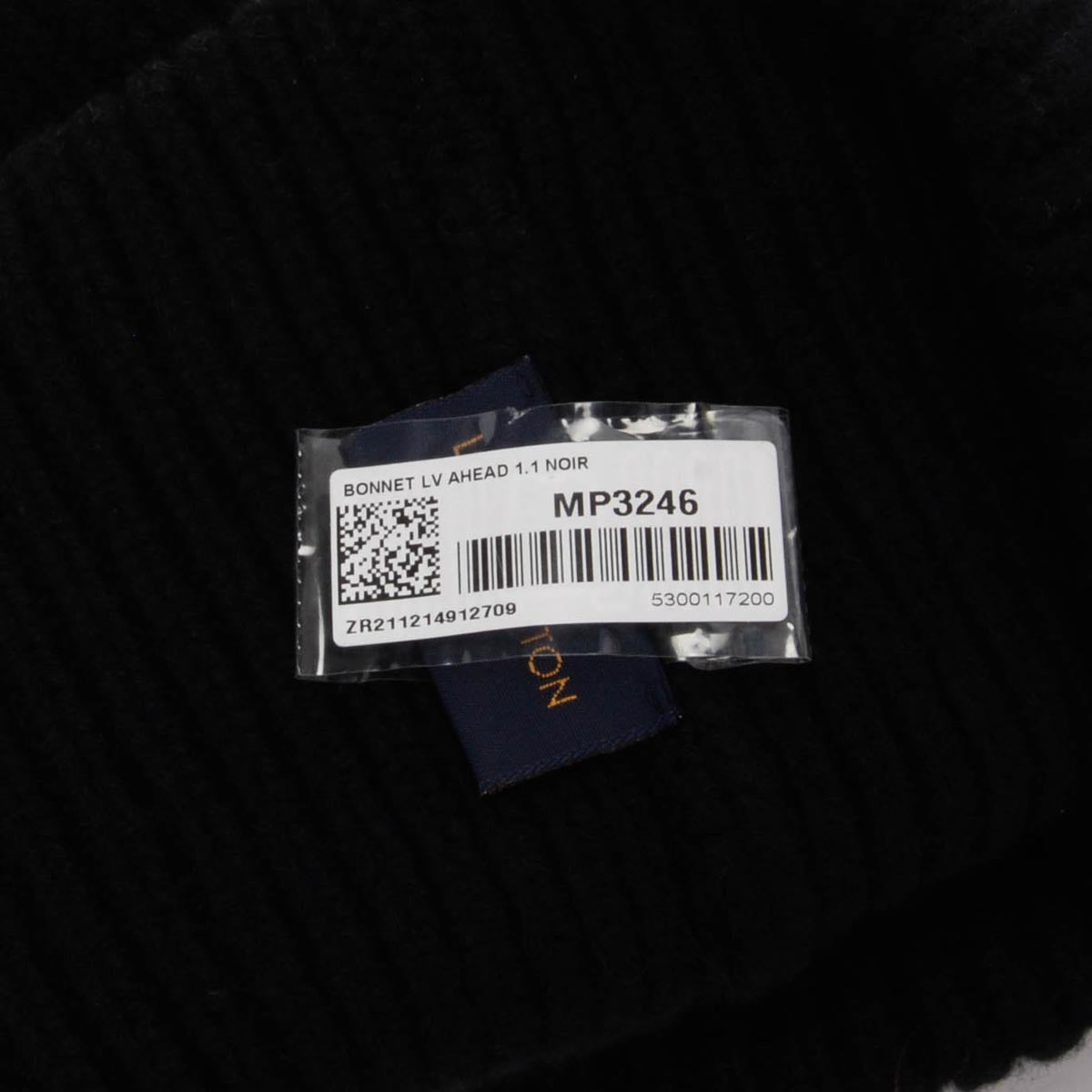 Louis Vuitton Black Cashmere LV Ahead Beanie