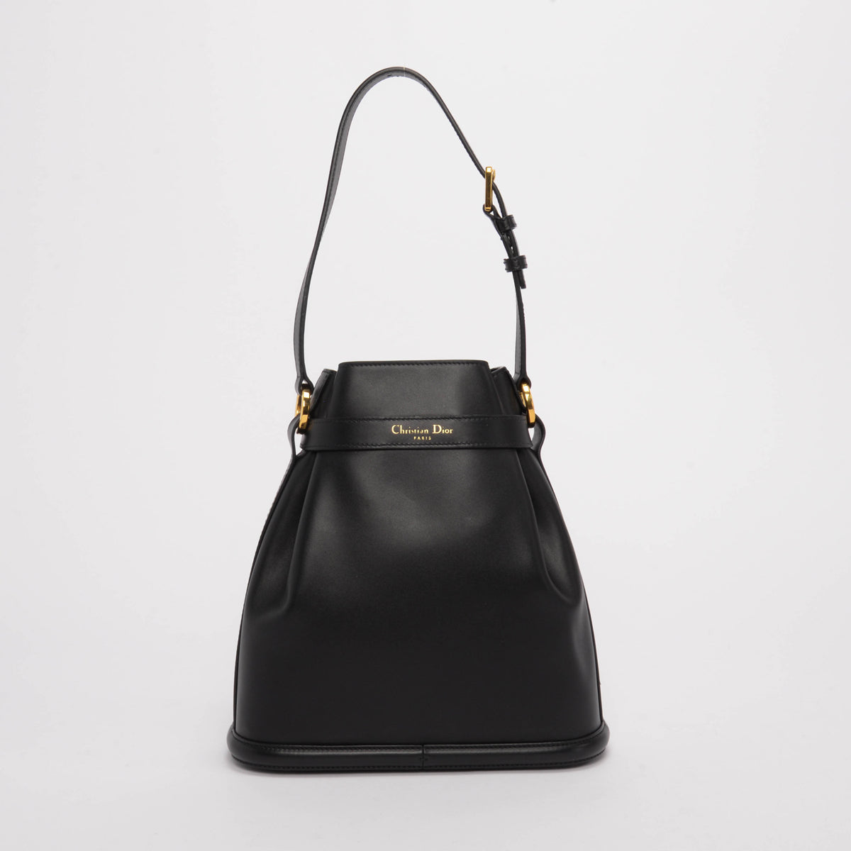 Dior Black Calfskin Medium C'est Dior Bucket Bag