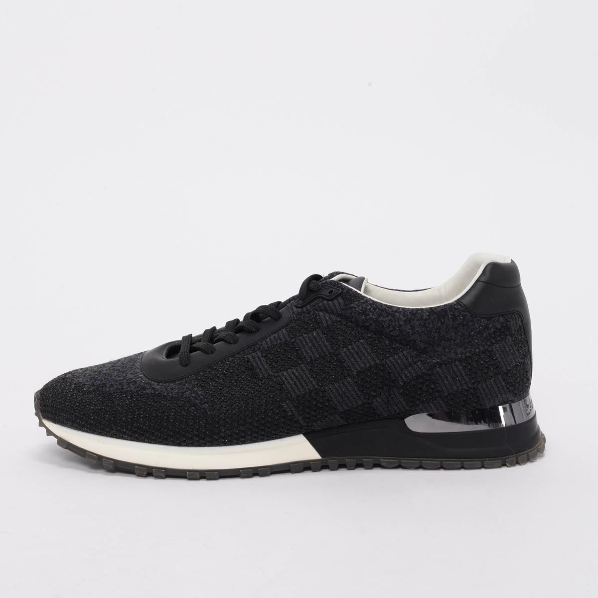 Louis Vuitton Damier Graphite Knit Runaway Sneakers 7.5