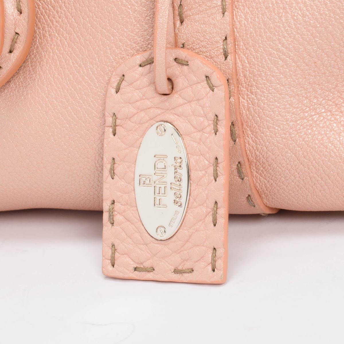Fendi Bois de Rose Roma Calfskin Selleria Mini Linda Bag