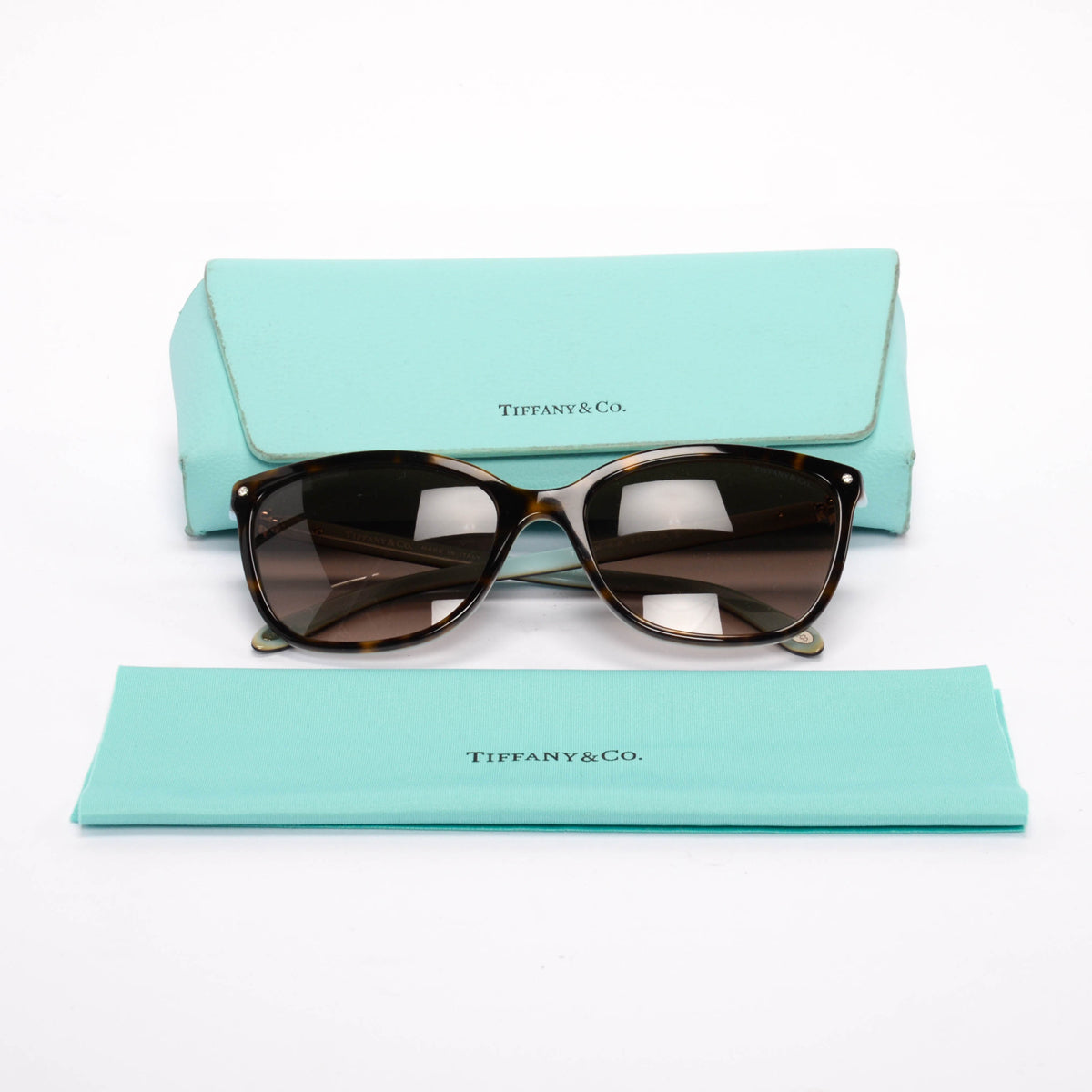 Tiffany & Co Tortoiseshell Cat Eye Sunglasses