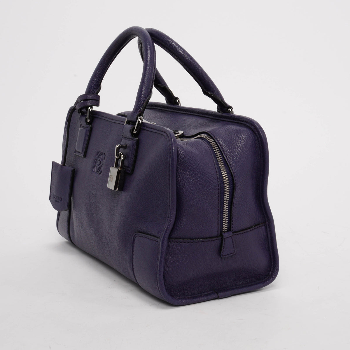 Loewe Purple Calfskin Amazona 28 Bag