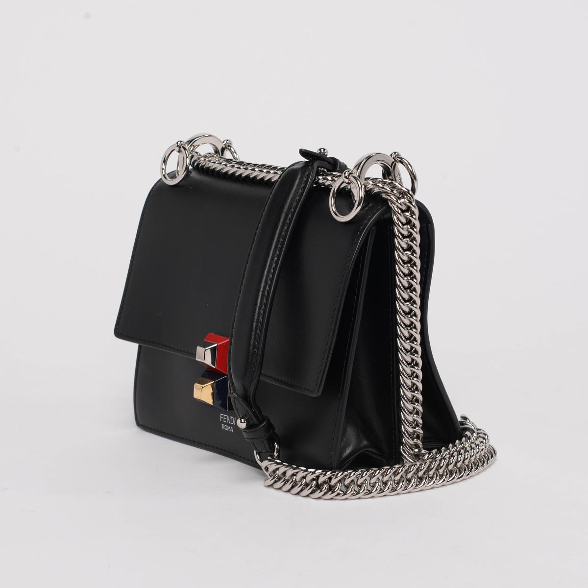 Fendi Black Kan I Small Bag