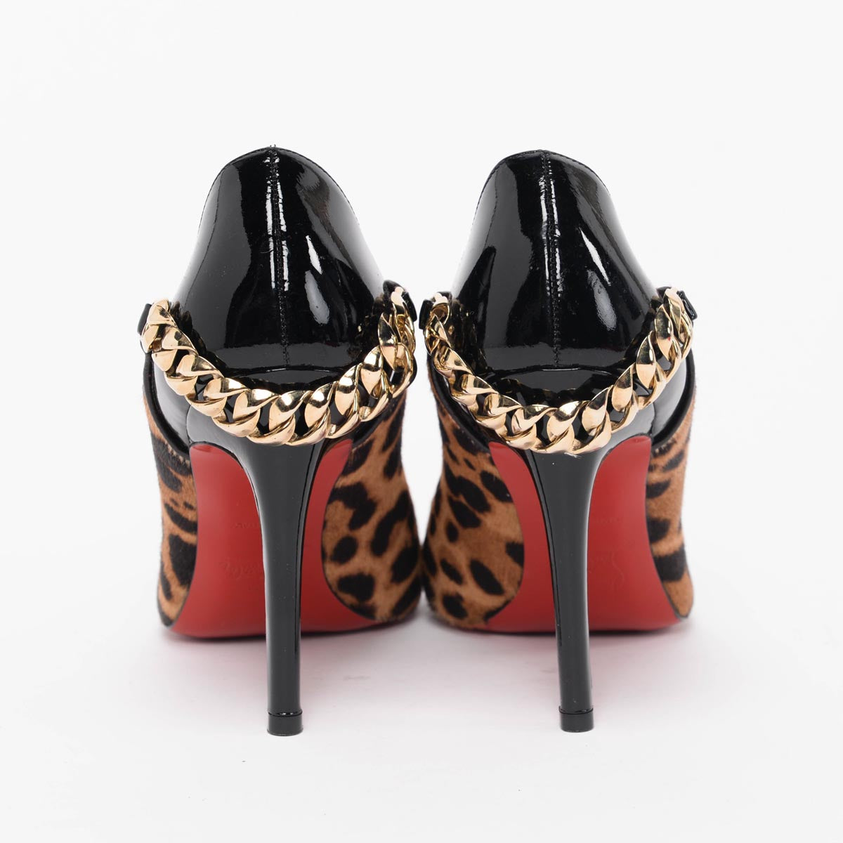 Louboutin pony hair leopard best sale