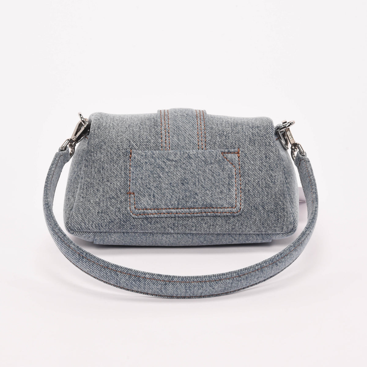 Jacquemus Blue Puffed Denim Small Bambimou Mini Bag