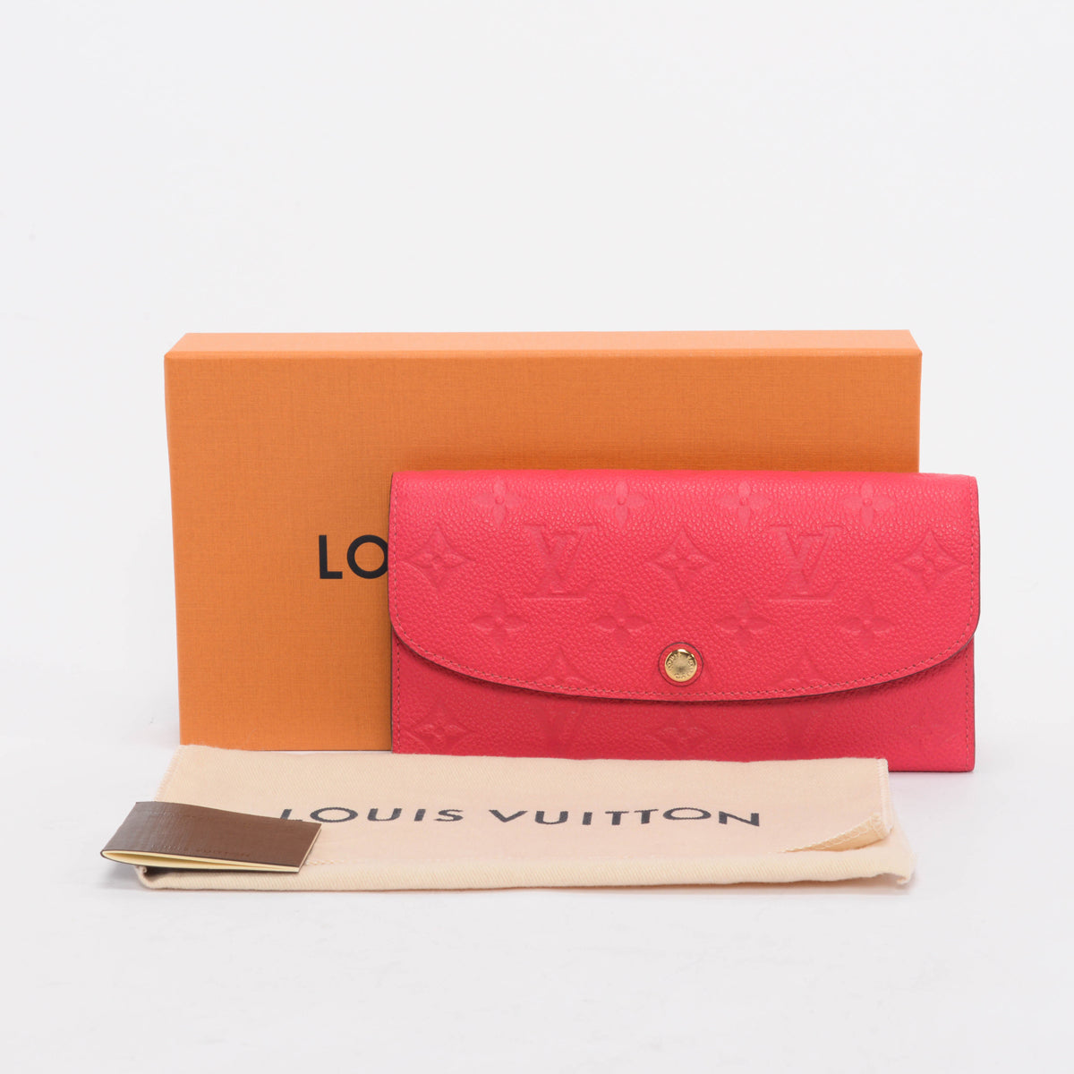 Louis Vuitton Fuschia Empreinte Emilie Wallet