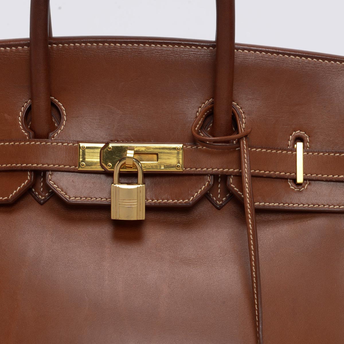 Hermes Fauve Barenia Faubourg Birkin 35 GHW