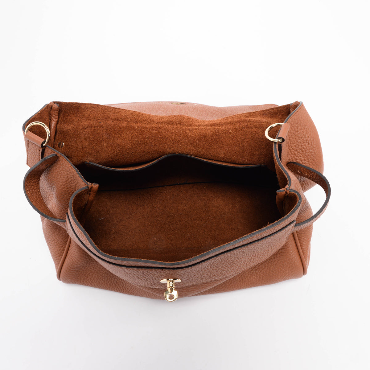 Mulberry Chestnut Classic Grain Alexa Top Handle Bag