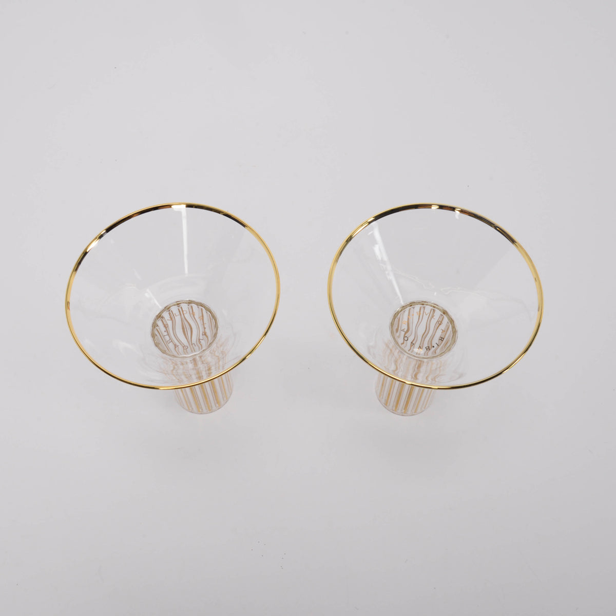 Bulgari Glass Candle Holder Set