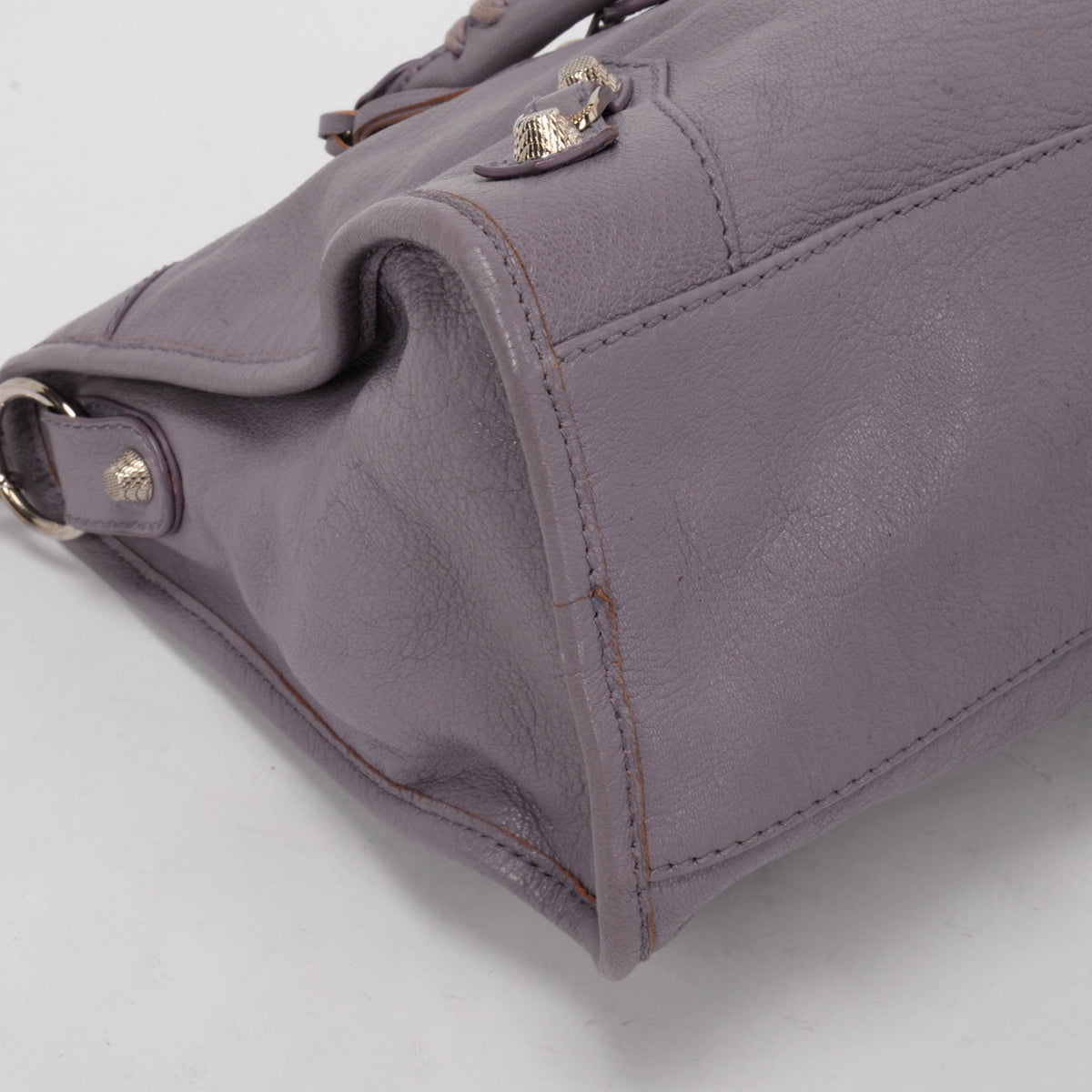 Balenciaga Lilac Goatskin Giant 12 City SHW Bag