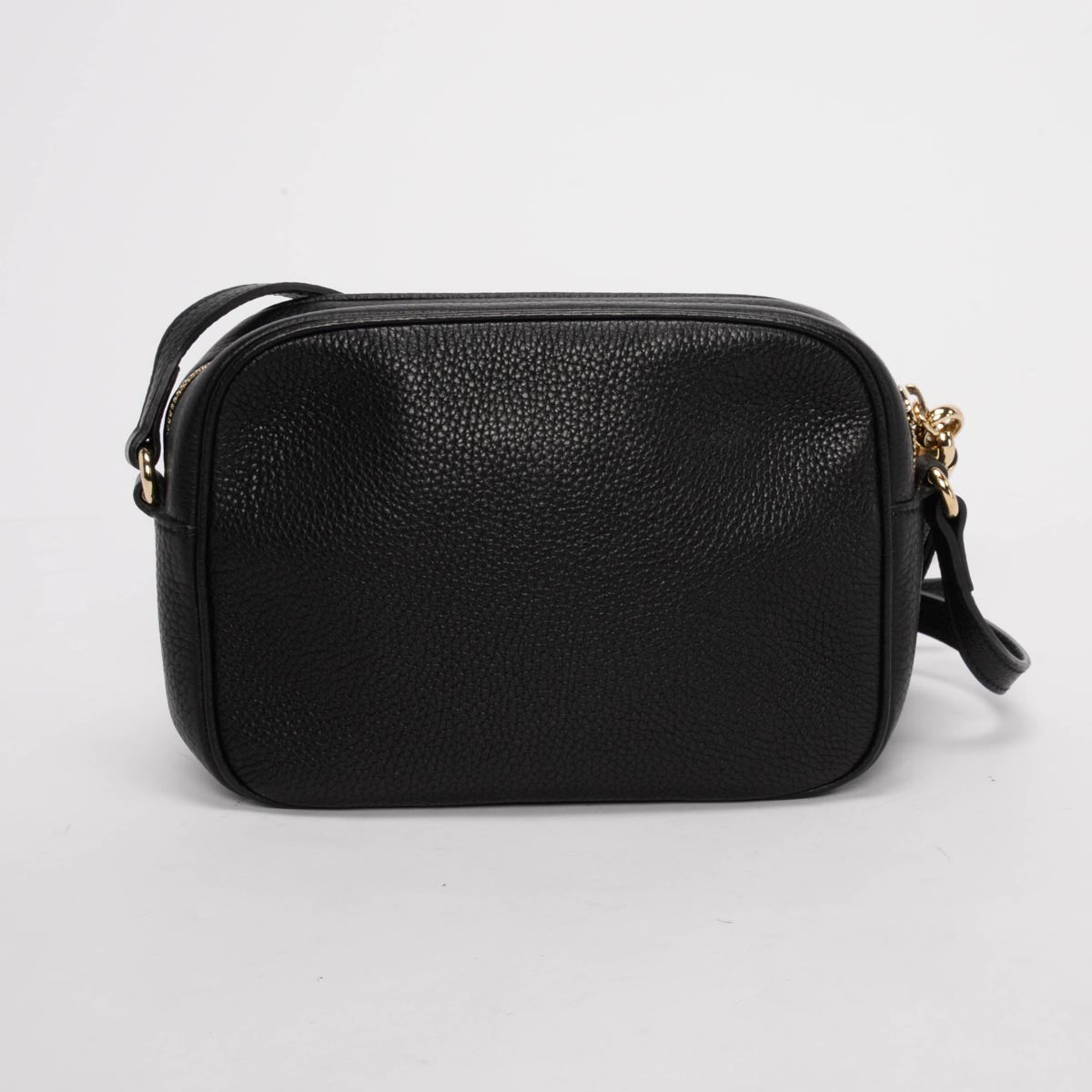 Gucci Black Grained Calfskin Soho Disco Bag