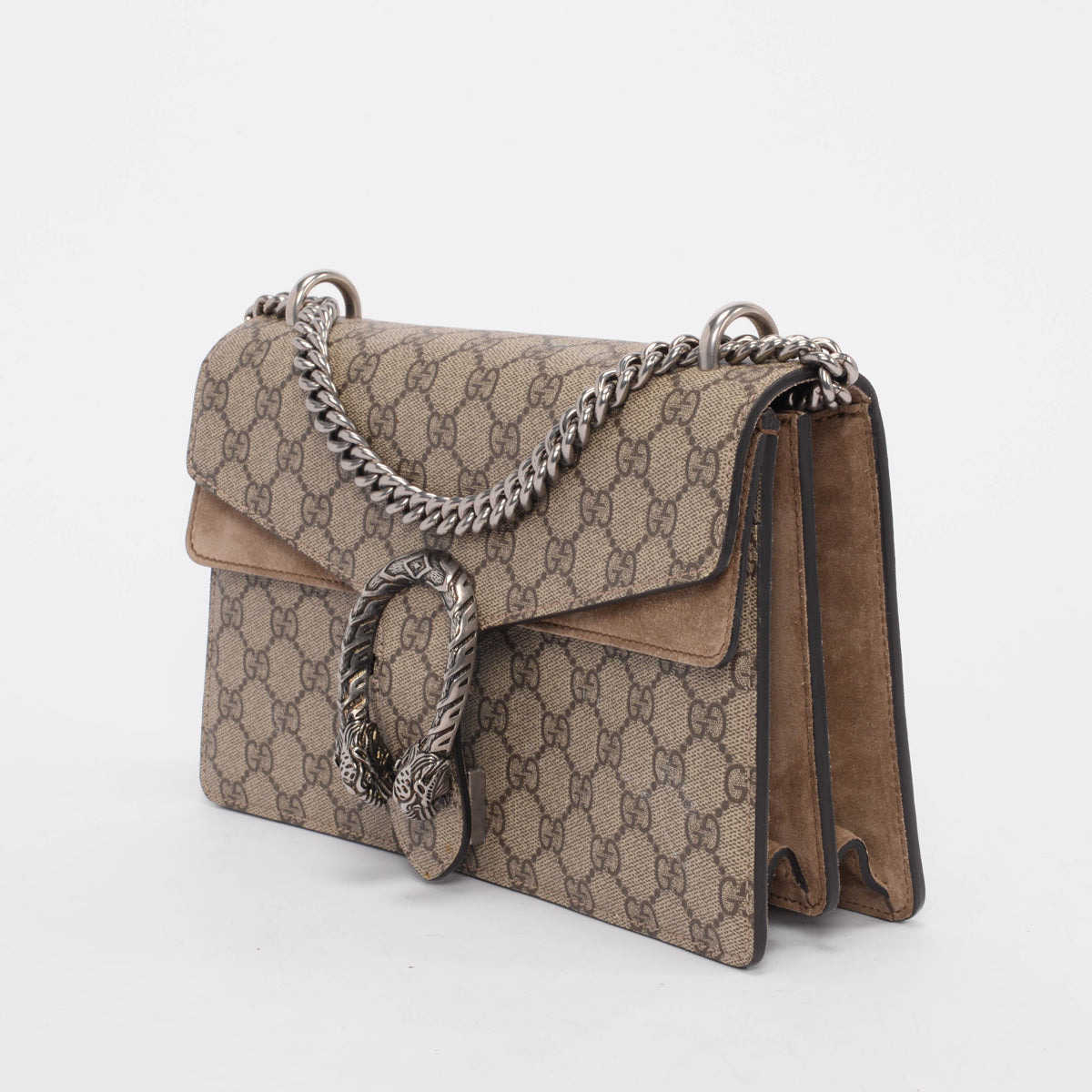 Gucci Beige GG Supreme Small Dionysus Bag