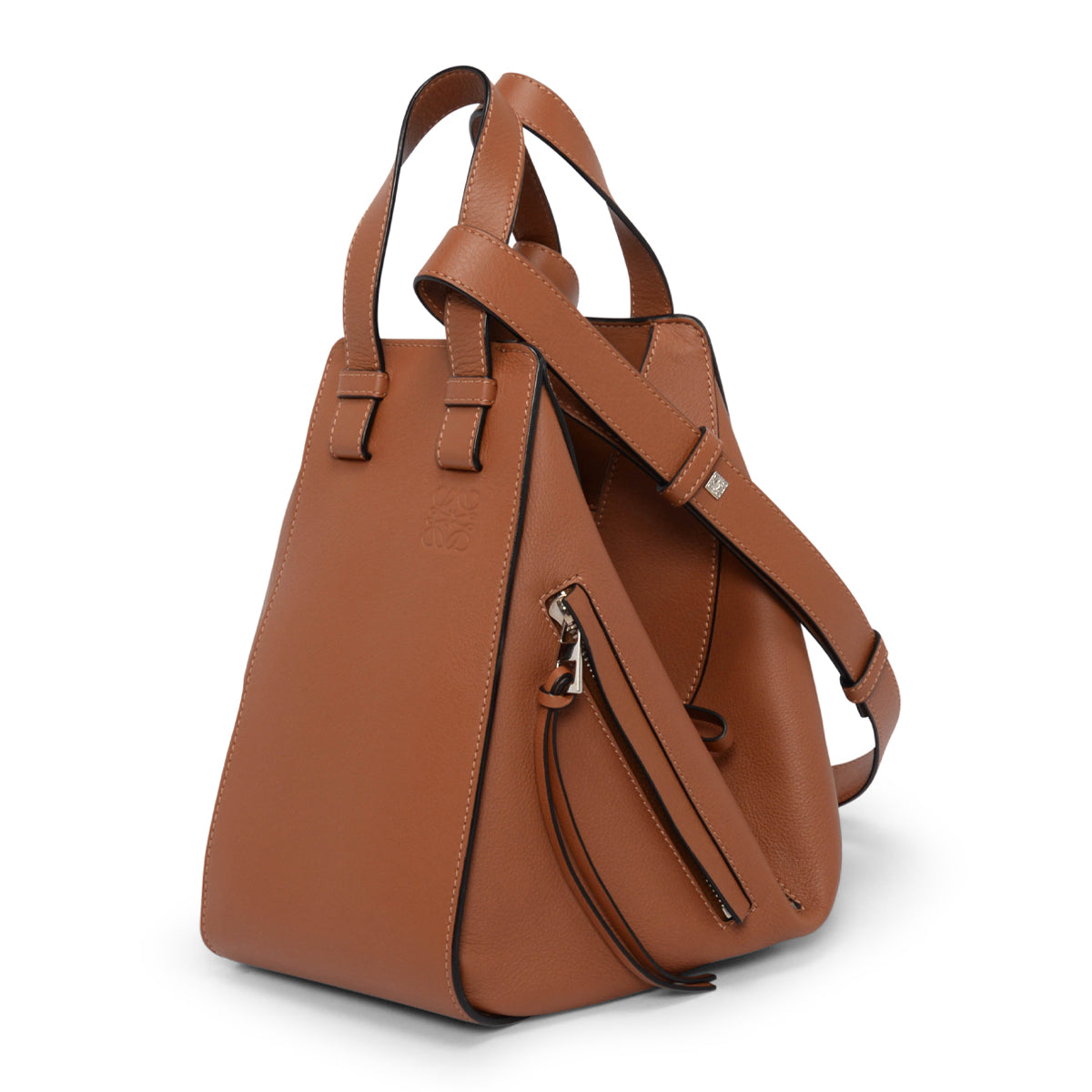 Loewe Caramel Calfskin Small Hammock Bag