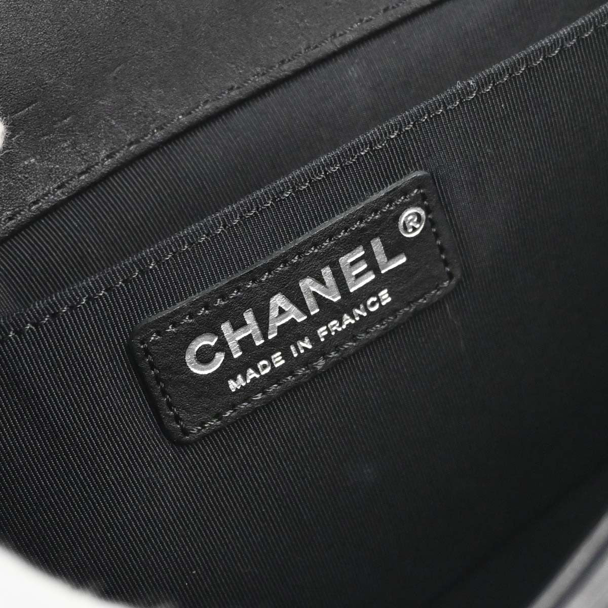 Chanel Black Calfskin Paris-Dallas Medium Boy Bag